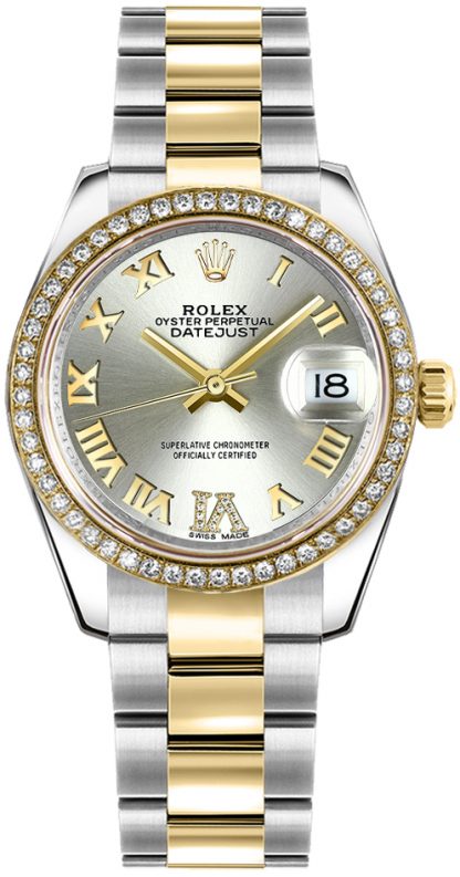 repliche Orologio Rolex Datejust 31 Oyster con diamanti