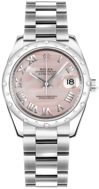 repliche Orologio Rolex Datejust 31 quadrante in madreperla rosa 178344