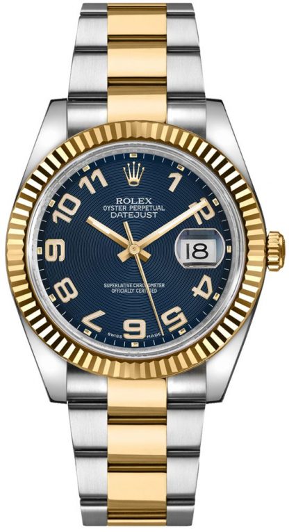 repliche Orologio Rolex Datejust 36 Oyster con cinturino in oro e acciaio 116233