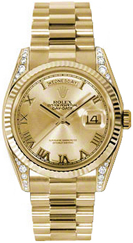repliche Orologio Rolex Day-Date 36 in oro giallo 118338