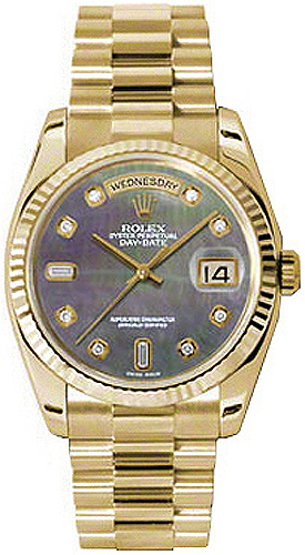 repliche Orologio Rolex Day-Date 36 in oro massiccio con diamanti 118238