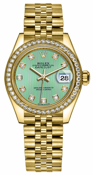 repliche Orologio Rolex Lady-Datejust 28 Gold 279138RBR