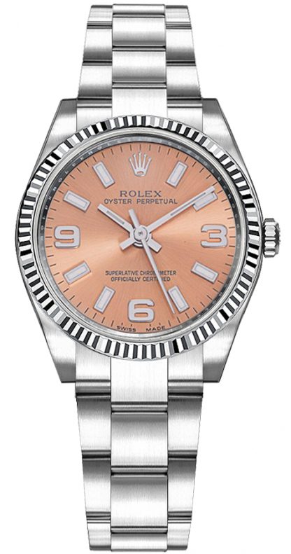repliche Orologio Rolex Oyster Perpetual 31 quadrante rosa 177234