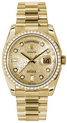 repliche Orologio automatico Rolex Day-Date 36 Luxury da uomo 118348