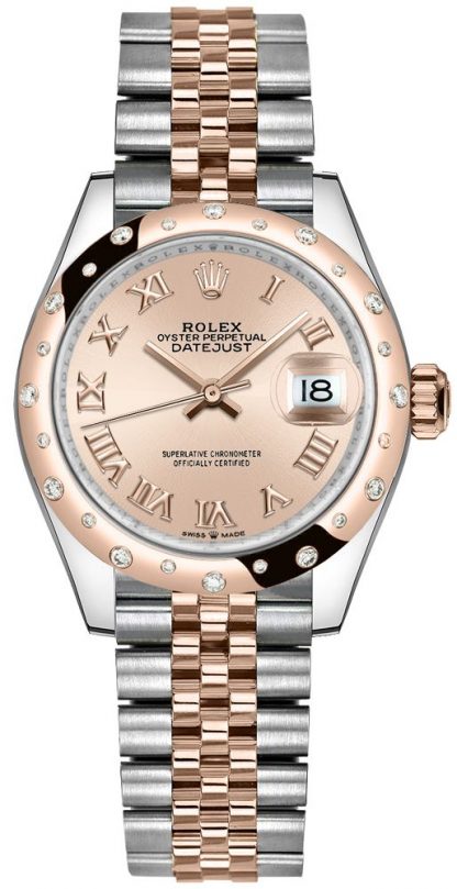 repliche Orologio da donna Rolex Datejust 31 Bracciale quadrante rosa Giubileo 278341RBR
