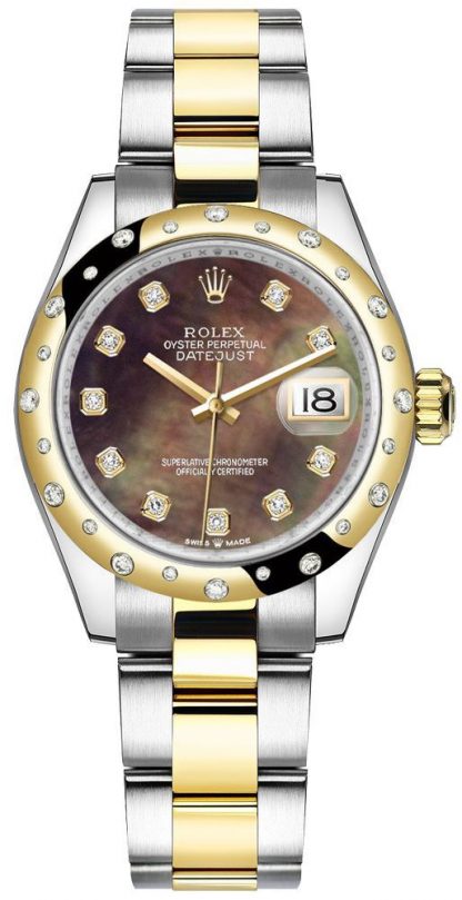 repliche Orologio da donna Rolex Datejust 31 Diamond Hour Markers 278343RBR