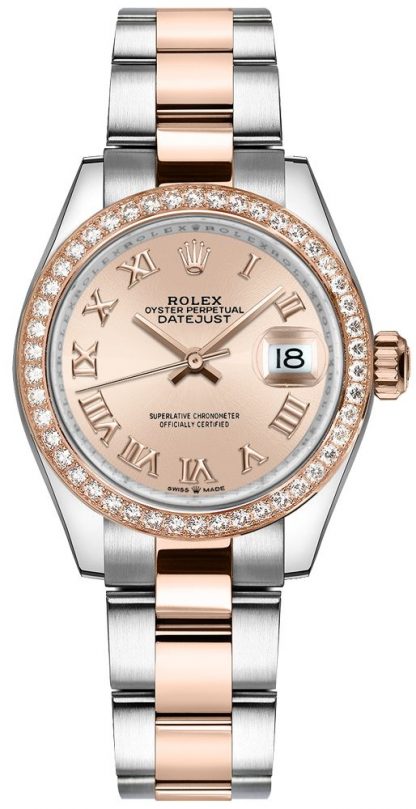 repliche Orologio da donna Rolex Datejust 31 quadrante rosa bicolore 278381RBR