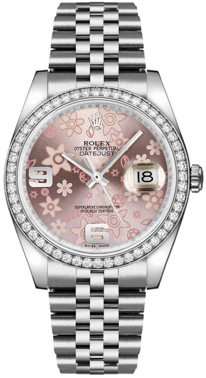 repliche Orologio da donna Rolex Datejust 36 quadrante rosa 116244