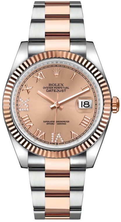repliche Orologio da donna Rolex Datejust 36 quadrante rosa braccialetto Oyster 126231