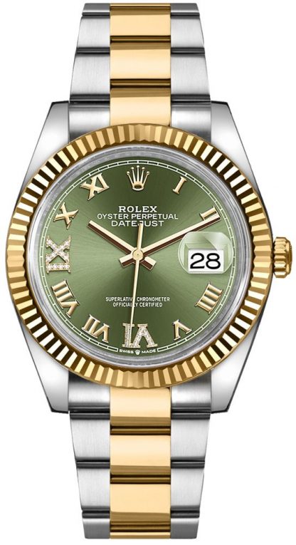 repliche Orologio da donna Rolex Datejust quadrante verde 126233