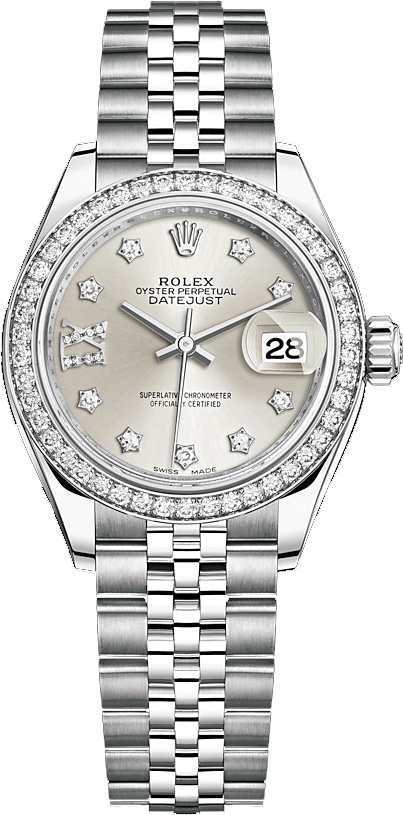 repliche Orologio da donna Rolex Lady-Datejust 28 Jubilee Bracelet 279384RBR