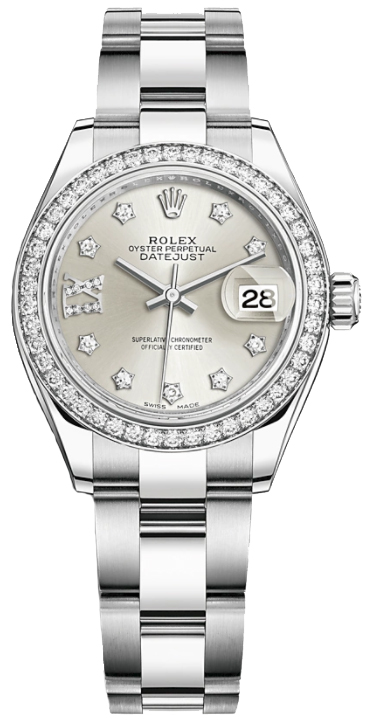 repliche Orologio da donna Rolex Lady-Datejust 28 Oyster Bracelet 279384RBR