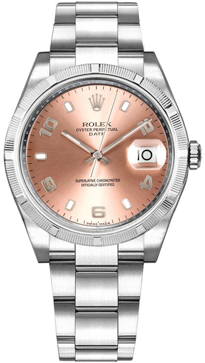 repliche Orologio da donna Rolex Oyster Perpetual Date 34 rosa 115210