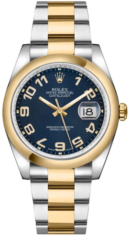 repliche Orologio da polso Rolex Datejust 36 quadrante blu Oyster 116203