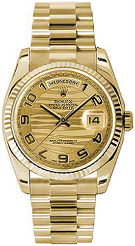 repliche Orologio da polso Rolex Day-Date 36 President in oro 118238