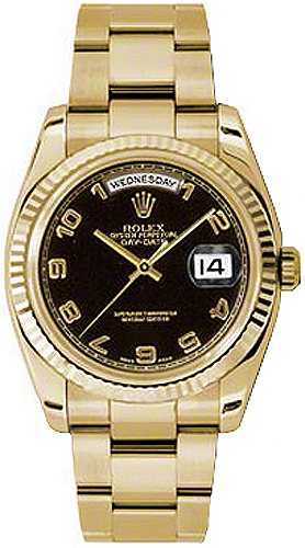 repliche Orologio da uomo Rolex Day-Date 36 in oro giallo 118238