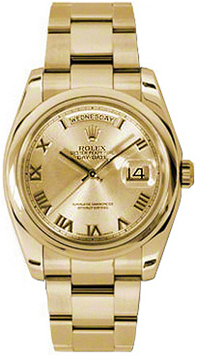 repliche Orologio da uomo svizzero Rolex Day-Date 36 automatico 118208