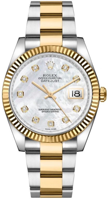 repliche Orologio di lusso Rolex Datejust 36 con madreperla e diamante di lusso 116233