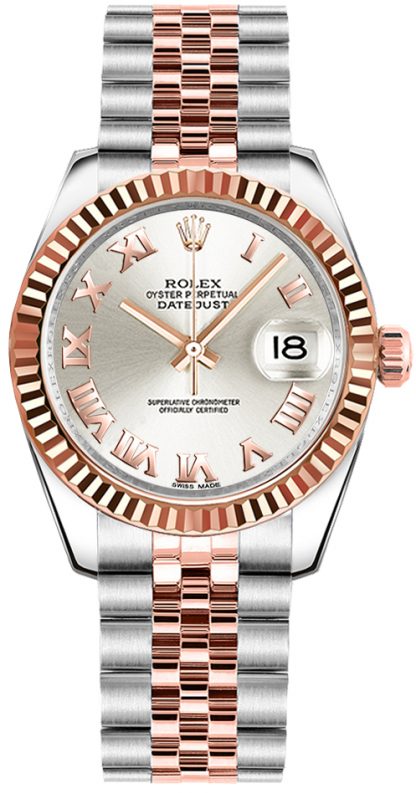 repliche Rolex Datejust 31 orologio di lusso quadrante argento 178271