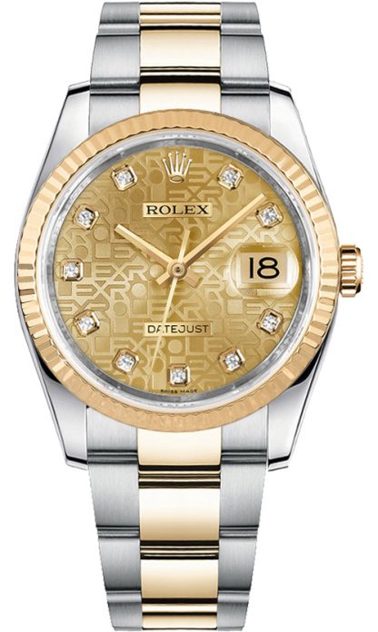 repliche Rolex Datejust 36 Oyster Bracelet Diamond Watch 116233